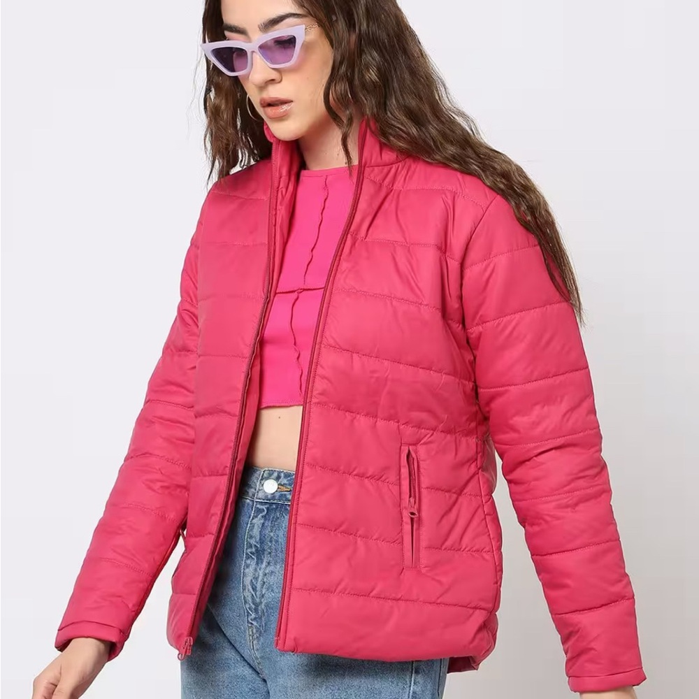 The Children's Place Vibrant Pink Puffer Jacket